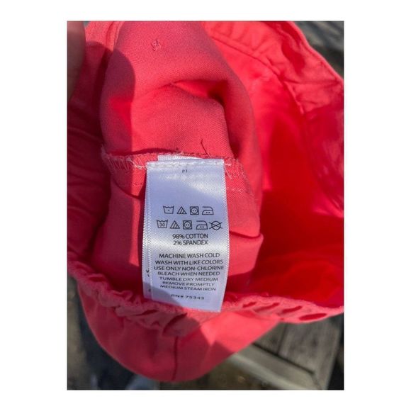 50s Style Pink Wrap Skort White Contrast Buttons Sz 24 Months - Picture 3 of 7